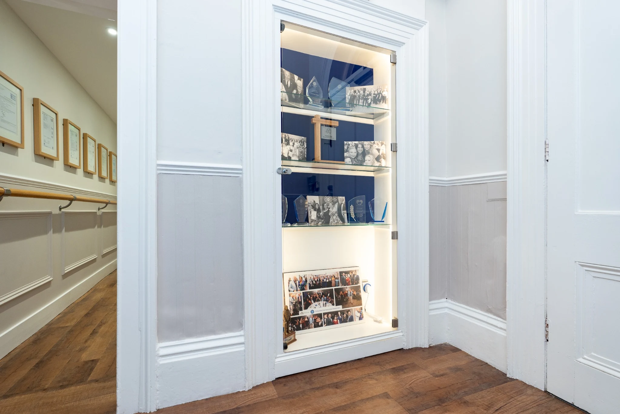 Shedfield Lodge Care Home - Awards Cabinet