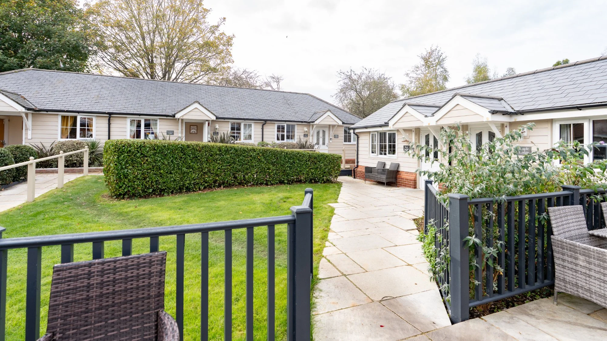 Willow Lodge Care Home - Garden Courtyard